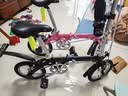 大行（DAHON） 412折叠自行车14英寸单速超轻迷你铝合金学生成人单车BYA412 粉色 实拍图
