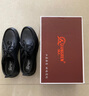 强人商务皮鞋男软面软底羊皮通勤皮鞋透气休闲男鞋 JDA351339 黑色 40 实拍图