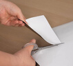 得力90*60cm可移除软白板 儿童家用胶墙贴 铁性自粘贴可擦写画板 涂鸦墙纸 涂鸦画画黑板贴磁性可吸附 实拍图