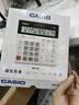 卡西欧（CASIO）DH-14-WE中型无声款14位数字显示 双电源超宽计算器 白色 实拍图