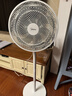 美的（Midea）【品质推荐】七叶轻音柔风电风扇/家用省电落地扇/台式电扇/广角摇头节能宿舍小型风扇 SAE35CA 实拍图
