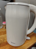 美的（Midea）【价保618】电热水壶烧水壶 2L大容量泡茶 304不锈钢0涂层 1800W快速加热MK-SH20M320 实拍图