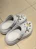 CROCS卡骆驰檀健次同款经典泡芙洞洞鞋轻便舒适男女同款花园鞋|207521 月光灰-1NK(含智必星) 35 (210mm) 实拍图