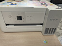 爱普生（EPSON）【6代新品】L4356墨仓式彩色无线AI学习打印机一体机家用/办公  L4266升级版(自动双面 液晶屏 白) 实拍图