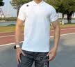 迪桑特（DESCENTE）TRAINING男士TOYOBO吸湿速干防晒UPF50+短袖POLO衫夏季新款 WT-白色 M (170/92A) 实拍图