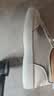ZHR休闲鞋女平底夏网面透气学生ins潮轻薄百搭女鞋时尚果冻底一脚蹬真牛皮小白鞋女 A81 米色 37  实拍图