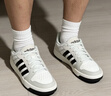 adidas ENTRAP美式校园风运动少年感复古篮球风板鞋男女阿迪达斯   白色/黑色/矾土棕   46 实拍图