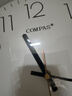 康巴丝（Compas）挂钟客厅钟表 简约石英钟表挂墙时钟卧室挂表 C3219B钢琴黑 35cm 实拍图