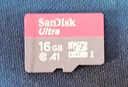 闪迪（SanDisk）16GB TF（MicroSD）内存卡 A1 C10 至尊高速移动版存储卡 读速98MB/s 手机平板游戏机内存卡 实拍图
