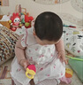 戴维贝拉（DAVE＆BELLA）夏季女童洋气童装两件套婴幼儿飞袖背心套装宝宝纯棉休闲短裤 草莓印花 80 cm（建议身高73-80cm） cm（建议身高73-80cm） 实拍图