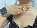 明牌珠宝 足金古法黄金蝴蝶吊坠蝶舞挂坠女士中秋礼物AFC0687工费500 足金 约6.57克 实拍图