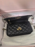 CHARLES&KEITH经典菱格链条小方单肩斜挎包包女包生日礼物送女友CK2-70160131 Black黑色 小包 实拍图