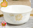 景黛景德镇陶瓷米饭碗家用高颜值中式简约防烫大汤碗菜盘鱼盘骨瓷餐具 4.5英寸金钟碗10个 实拍图