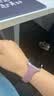 码仕适用苹果手表表带apple watch/ultra4/3/iwatch s12/11/10/9/8/7/6/SE女士硅胶亲肤小蛮腰秋冬腕带 实拍图