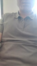 京东京造夏季运动短袖男士t恤polo衫男跑步健身户外速干衣服 灰褐色 3.0 L 实拍图