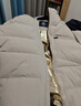诺诗兰（NORTHLAND）秋冬户外男女羽绒服防寒保暖可升温三防高蓬鹅绒羽绒外套面包服 悬崖卡其色 175 实拍图