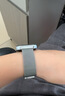 码仕适用华为fit3/4/4pro手表表带米兰尼斯磁吸扣夏天watch fit3/4手环防水运动腕带银色 实拍图