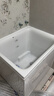 科勒（KOHLER）独立式亚克力浴缸玲纳内外式排水家用浴缸深泡式浴缸带座椅 26759R-0右角位85cm0.85m 实拍图