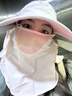 卡蒙（Kenmont）夏天防晒遮阳帽女遮全脸户外骑车防紫外线护颈登山太阳帽km-3274 实拍图