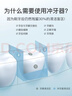 拜尔（BAIR）电动冲牙器家用便携式 清洁口腔洗牙器水牙线冲洗器洁牙器牙套清洗送男女朋友M3 M3Plus 300ml大水箱 白色 5支喷头 实拍图