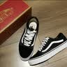 VANS范斯官方 升级款ComfyCush Old Skool舒服运动鞋低帮 黑色 36.5 实拍图