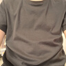 京东京造50支液氨抗皱男士t恤男短袖男款纯棉打底衫内搭春季衣服 黑色 L 实拍图