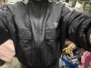 adidas三条纹短款休闲夹克外套女装阿迪达斯官方三叶草 黑色   L 实拍图