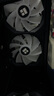 利民（thermalright）TL-C12C-S 黑色argb12cm机箱风扇 argb 风扇 支持神光同步 4PIN PWM 调速风扇 实拍图
