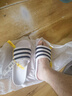 阿迪达斯七夕男女鞋 游泳系列 ADILETTE AQUA 运动拖鞋 F35539 白色 42 实拍图