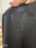 【京东直采】重磅纯棉 圆领短袖男款t恤衣服女士t恤服装真5折专场 黑色（短袖） L （110-125斤） 实拍图
