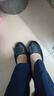 老人头（LAORENTOU）女单鞋时尚休闲职业粗跟浅口中跟通勤职业工作女鞋 LB12265 黑37 实拍图