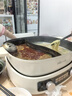 小熊（Bear）电火锅 鸳鸯锅家用火锅专用锅分体多功能锅 电煮锅涮肉锅火锅锅3分钟速沸分区控温 D60J1 6.5L 实拍图