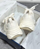 斐乐（FILA）岩行帆布鞋丨帆布鞋26夏季男女鞋情侣FOSSO 1+透气小白鞋休闲鞋 奶白/初雪白-GA 38 实拍图