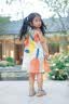 MQDMINI童装女童裙子夏季儿童吊带裙小孩无袖公主裙挂脖吊带裙多彩蜡笔 实拍图