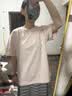 JD FASHION京东自营100%新疆棉溯源T男士t恤短袖男女同款2026新款上衣衣服 实拍图