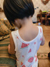 贝瑞加（Babyprints）宝宝背心2件装夏季儿童无袖T恤纯棉吊带上衣轻薄柔软打底 粉90 实拍图