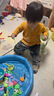 恩贝家族儿童磁性钓鱼玩具水池套装3-6岁宝宝捞鱼网兜充气男女孩生日礼物 实拍图