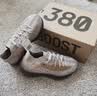 阿迪达斯adidas 双11 Yeezy380鹅卵石 男女休闲鞋 生日礼物FZ1269 42.5 实拍图