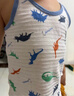 贝瑞加（Babyprints）男孩背心2件装中小童无袖坎肩幼儿园男宝宝纯棉睡衣柔软 恐龙110 实拍图