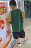鸿星尔克（ERKE）童鞋中小童男童常规慢跑鞋儿童运动鞋63122120096藏深蓝/正白34 实拍图