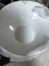 几物森林 北欧斗笠碗陶瓷餐具碗碟竖纹碗家用可微波 纯白7英寸碗2只装 实拍图