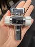潜水艇（Submarine）球阀全通径大流量全铜主体壁挂炉燃气热水器球阀角阀4/6分四分 【全新升级-亮银】热水球阀 实拍图