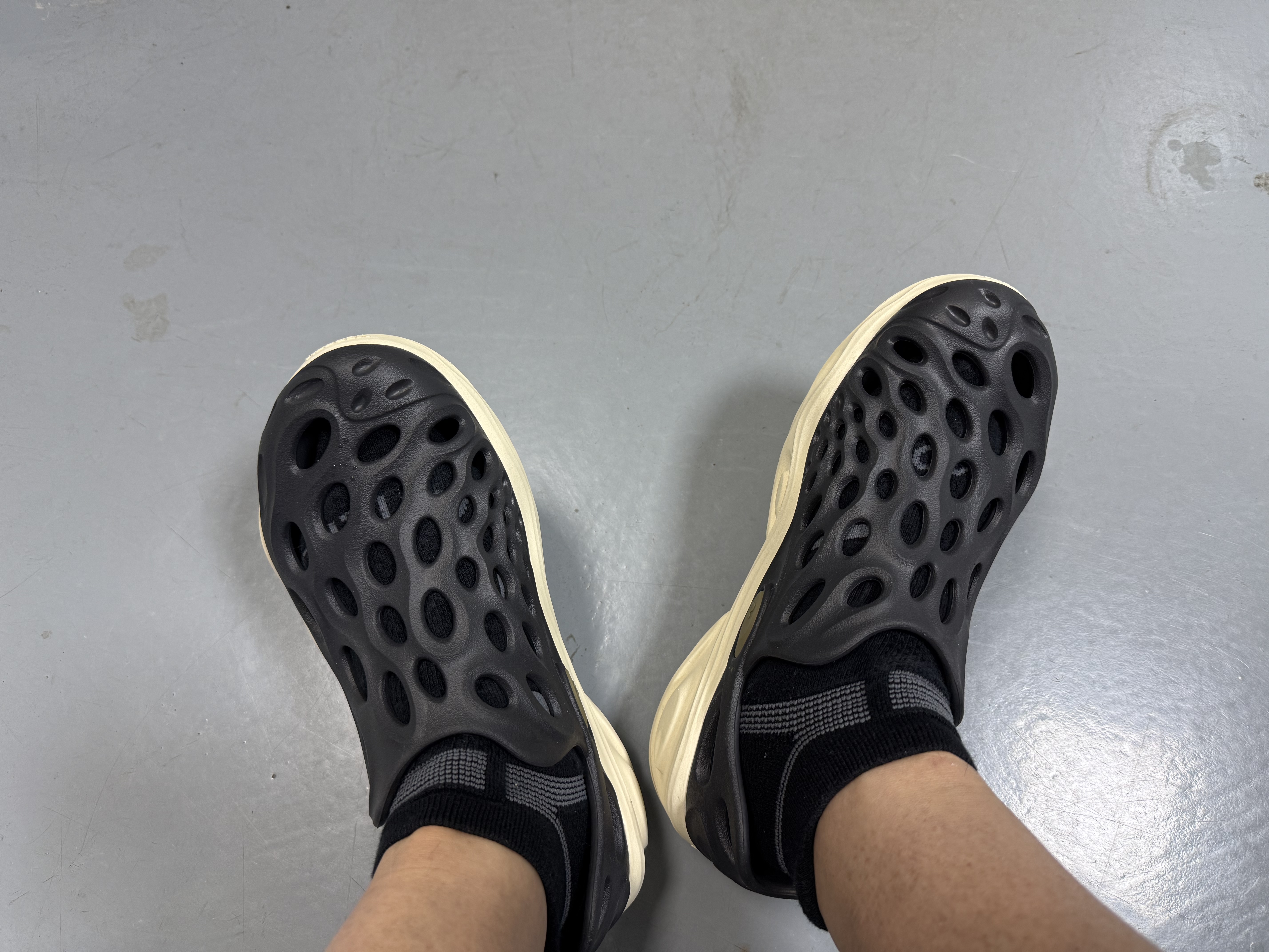 迈乐（Merrell）洞洞鞋HYDRO NEXT MOC毒液3男鞋女鞋厚底软弹涉水徒步溯溪鞋 J006169-黑淡黄男 42 建议拍大一码 实拍图