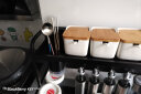 川岛屋 日式创意陶瓷调味罐竹木调料盒盐罐厨房家用调味瓶套装 单个装(贴纸+笔) 实拍图