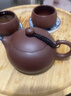 京东京造 宜兴紫砂壶 手工【原矿紫泥】煮茶泡茶壶茶具 西施壶210ml 实拍图