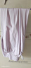 嫚熙春夏款哺乳衣外出透气孕妇自带胸垫喂奶睡衣月子服产后家居服紫XL 实拍图