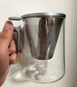 富光茶杯茶水分离男士泡茶玻璃喝水杯子办公室高档送礼花茶杯公道杯 实拍图