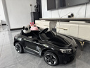星辰皓奥迪儿童电动车四驱汽车遥控四轮宝宝玩具车可坐人童车RSGT 黑色+四驱+遥控+摇摆+皮座+软轮 实拍图