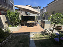 紫叶（ziye）云顶户外遮阳伞庭院伞太阳能LED带灯伞花园露台岗亭摆摊伞太阳伞 特价款3米方形【配370斤水箱】80MM伞杆 实拍图