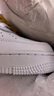 耐克NIKE女子空军一号AF1 百搭大童运动鞋DH2920-111白36 实拍图